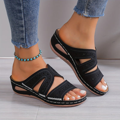 Laura™ - Sandales Femme Orthopédiques Élégantes et Confortables