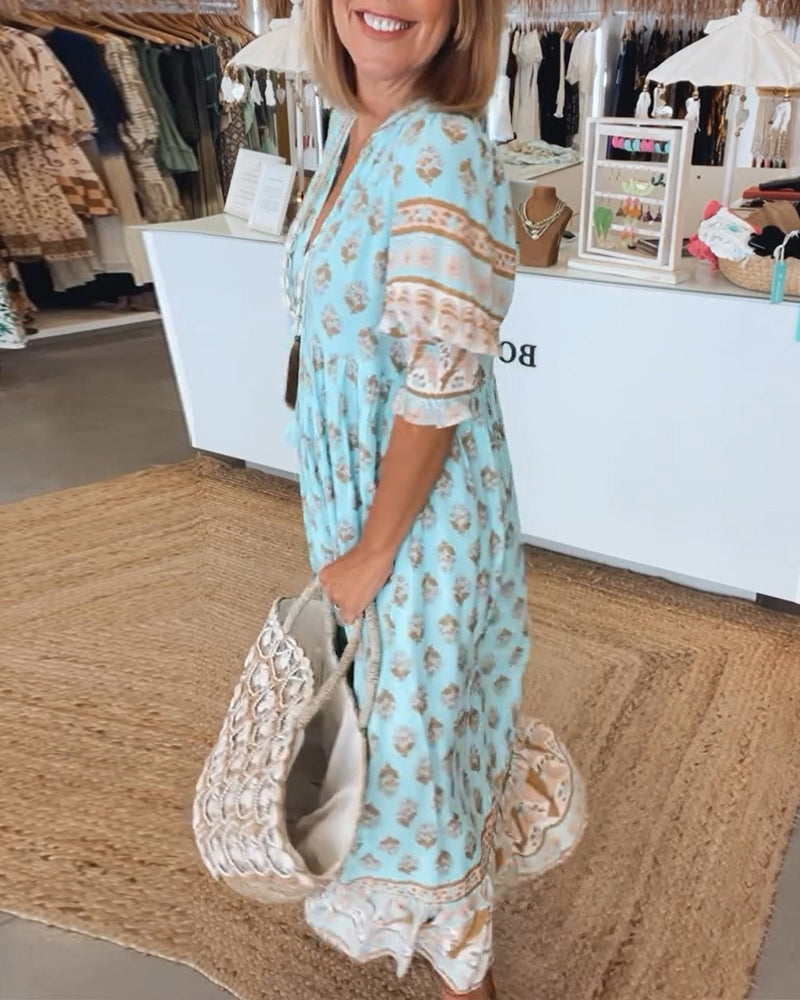 Giulia™ - Robe Longue Élégante Avec Poches