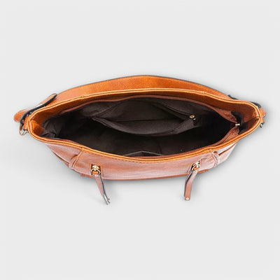 Solène™ - Sac À Main Femme Élégant en Cuir Vintage | Pratique et Durable
