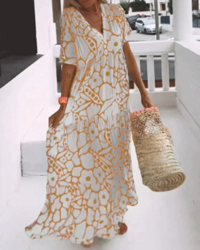 Christine™ - Robe D'Été Chic Longue Fluide