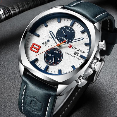 Lucas™ - Montre Homme Chronographe Élégante, Imperméable et Durable
