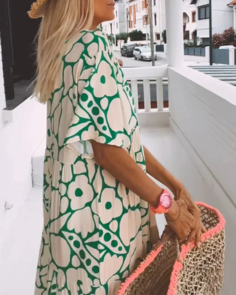 Christine™ - Robe D'Été Chic Longue Fluide