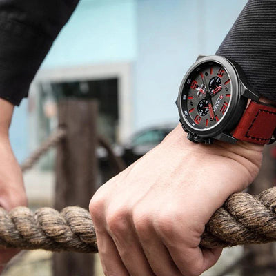 Marc™ - Montre Homme Élégante, Artisanat de Luxe et Confort Optimal