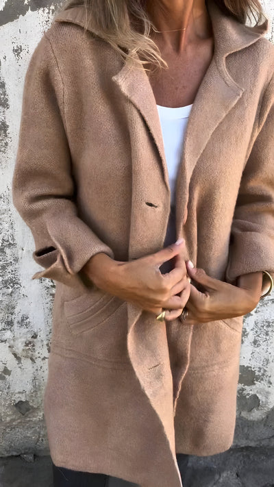 EBBE ™ Manteau Long Femme - Élégance et Chaleur Pour Hiver