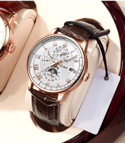 Marc™ - Montre Homme Luxe Élégante, Confort et Style Raffiné