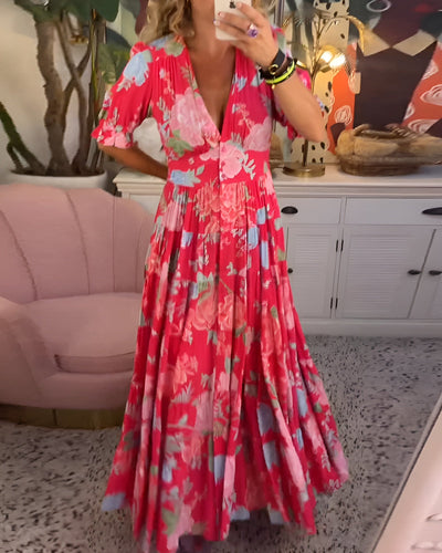 Caterina™ - Robe Longue Élégante Avec Poches