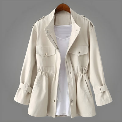 Albin ™ | Trench Femme Élégant - Confort et Style Ajustable