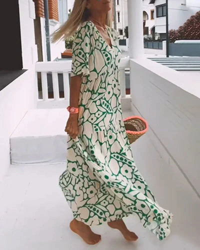 Christine™ - Robe D'Été Chic Longue Fluide