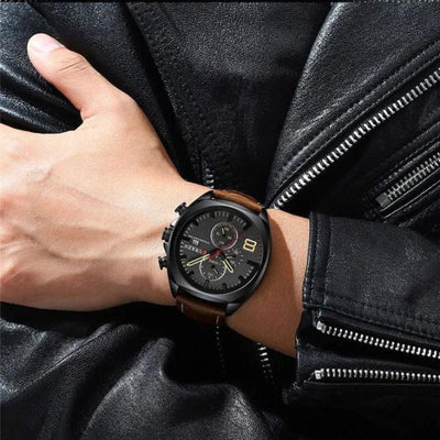 Lucas™ - Montre Homme Chronographe Élégante, Imperméable et Durable
