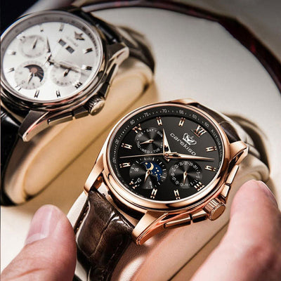 Lucas™ - Montre Automatique Homme Élégante et Durable, Artisanat de Qualité