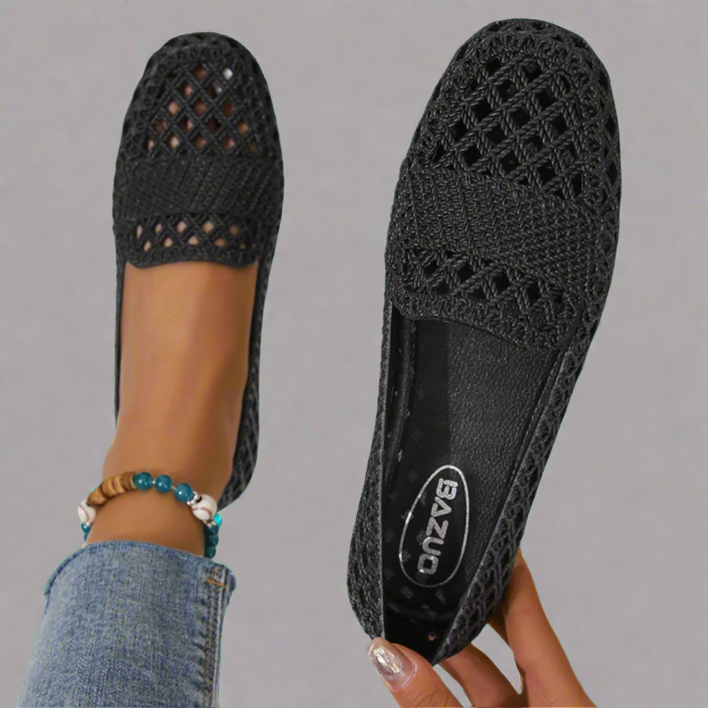 Clara™ — Mocassins Confortables Élégants Noir