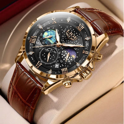 Variant image for Lucas™ - Montre Homme Élégante Avec Phase de Lune Durable-3