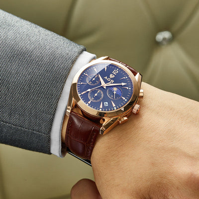 Lucas™ - Montre Homme Luxe Élégante, Artisanat Exceptionnel & Design Raffiné