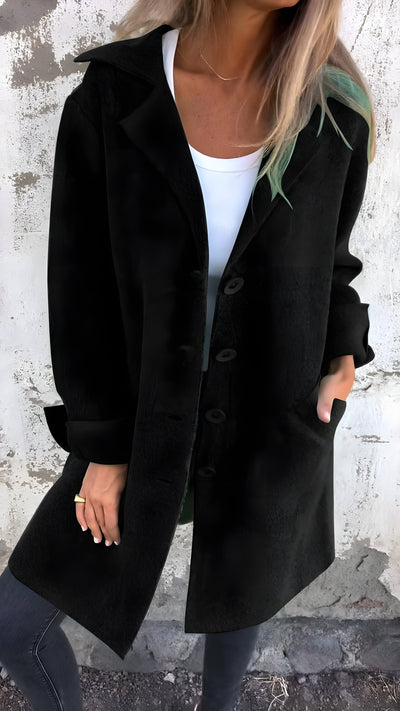 EBBE ™ Manteau Long Femme - Élégance et Chaleur Pour Hiver