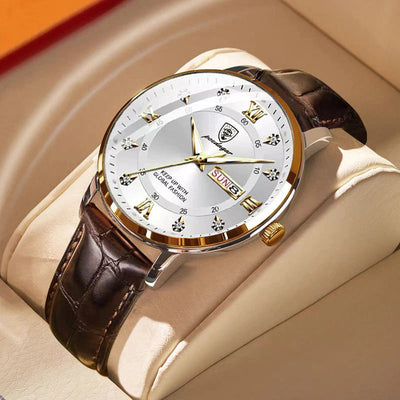 Lucas™ - Montre Homme Imperméable, Élégance et Confort Durables
