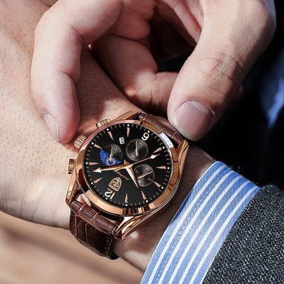 Jean™ - Montre Homme Luxe Élégante Avec Design Minimaliste