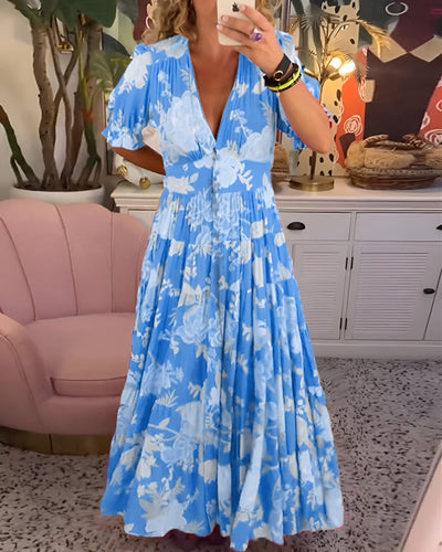 Caterina™ - Robe Longue Élégante Avec Poches