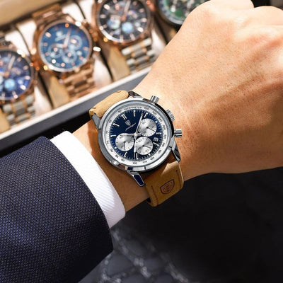 Lucas™ - Montre Homme Luxe Élégante avec Artisanat Exceptionnel