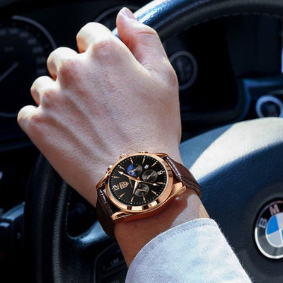 Jean™ - Montre Homme Luxe Élégante Avec Design Minimaliste