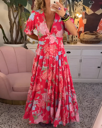 Caterina™ - Robe Longue Élégante Avec Poches