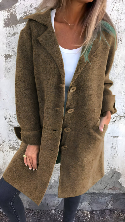 EBBE ™ Manteau Long Femme - Élégance et Chaleur Pour Hiver