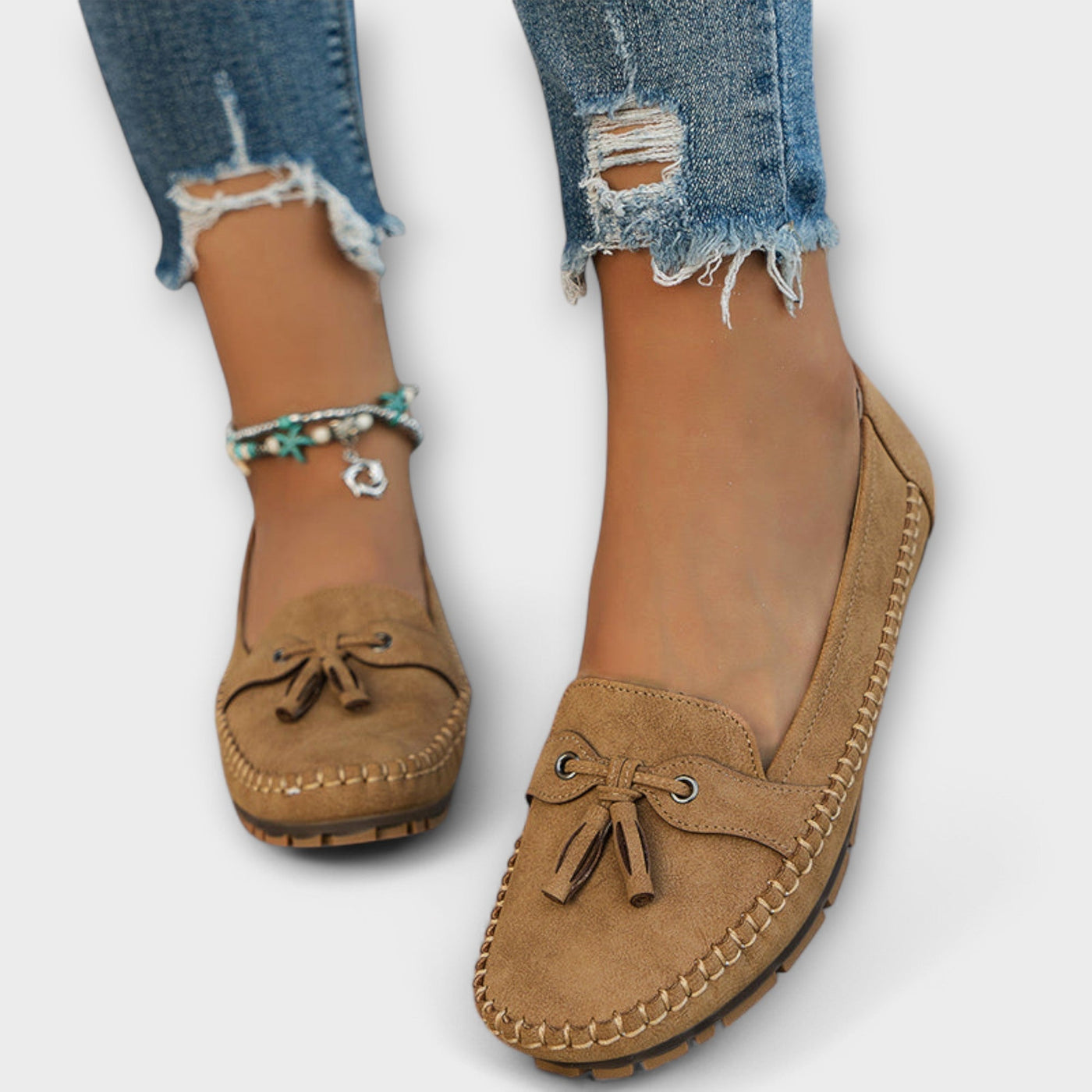 Lise™ - Mocassins Noir Élégants et Confortables