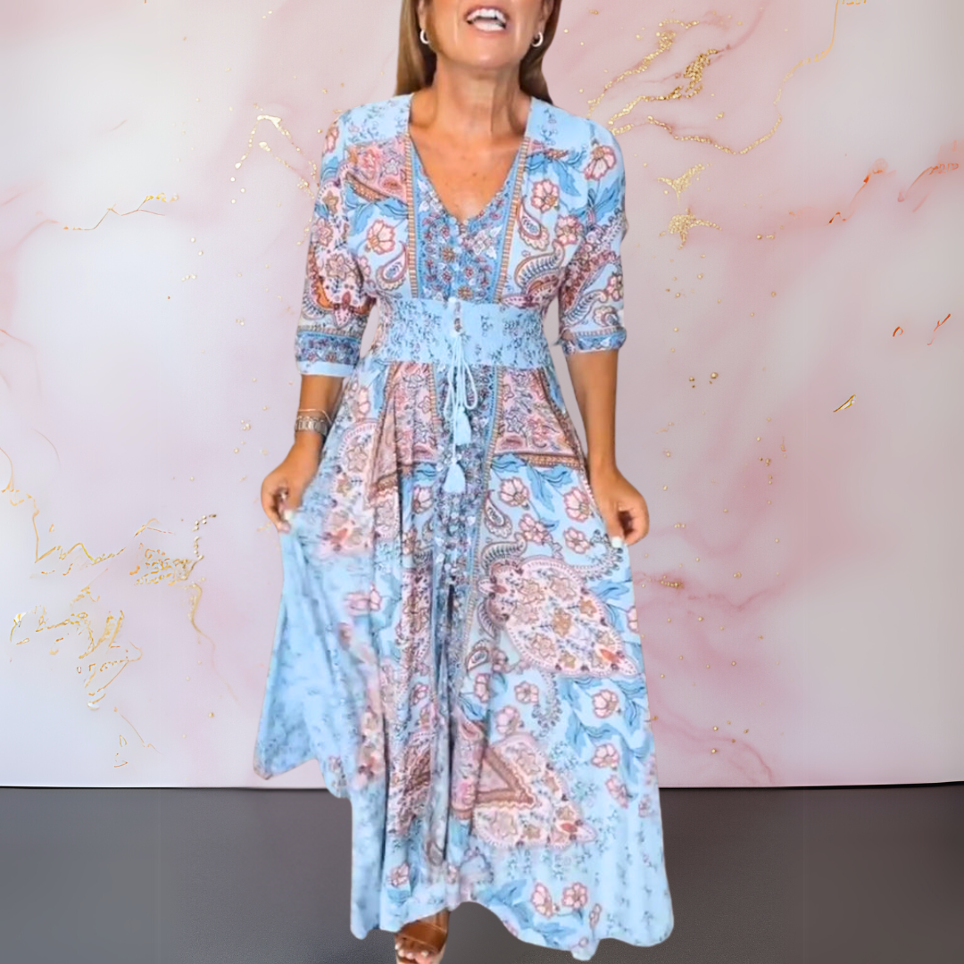Marga ™ — Robe D'Été Chic Longue Confortable