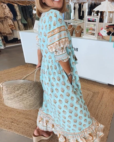Giulia™ - Robe Longue Élégante Avec Poches