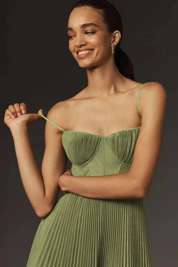 Lovisa ™ Robe Longue Femme - Élégance En Tulle Plissé Pour Chaque Soirée