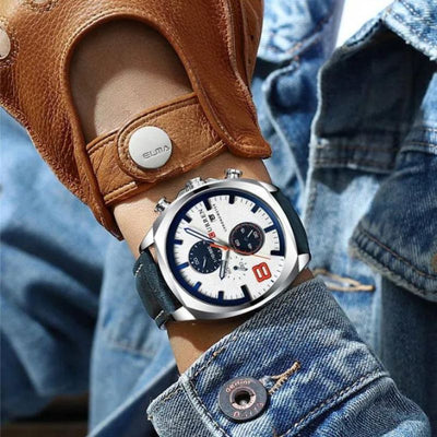 Lucas™ - Montre Homme Chronographe Élégante, Imperméable et Durable