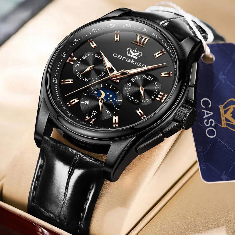 Lucas™ - Montre Automatique Homme Élégante et Durable, Artisanat de Qualité