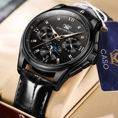 Lucas™ - Montre Automatique Homme Élégante et Durable, Artisanat de Qualité