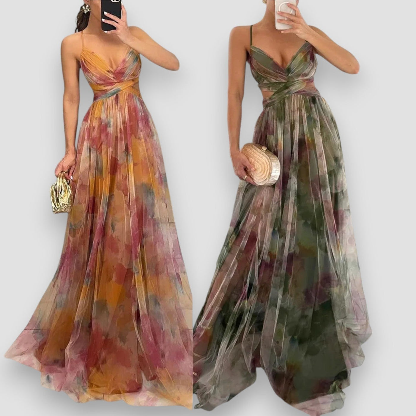 Amandine™ - Robe de Soirée Élégante Longue