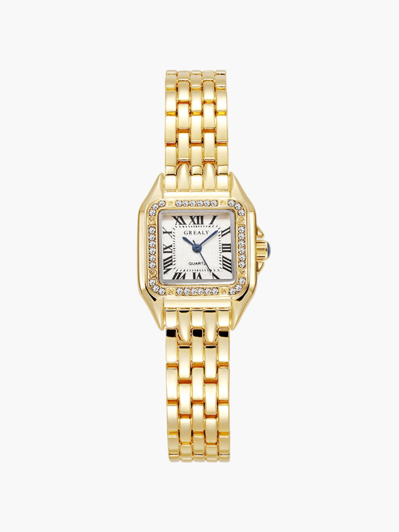 Camille™ - Montre Élégante Femme en Acier Inoxydable, Précision Quartz