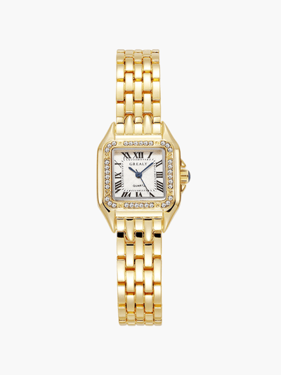 Camille™ - Montre Élégante Femme en Acier Inoxydable, Précision Quartz