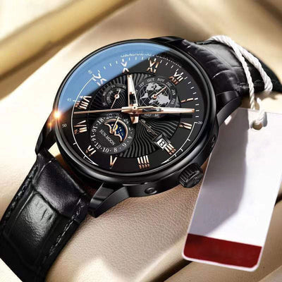 Marc™ - Montre Homme Luxe Élégante, Confort et Style Raffiné