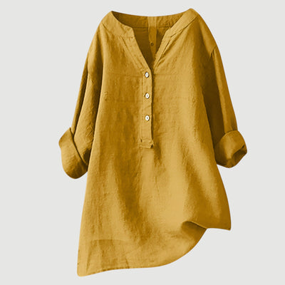 Camille.™ - Blouse Femme Blanche Confortable et Aérée