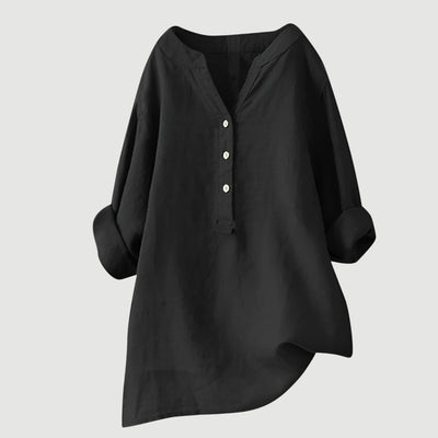 Camille.™ - Blouse Femme Blanche Confortable et Aérée