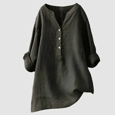Camille.™ - Blouse Femme Blanche Confortable et Aérée