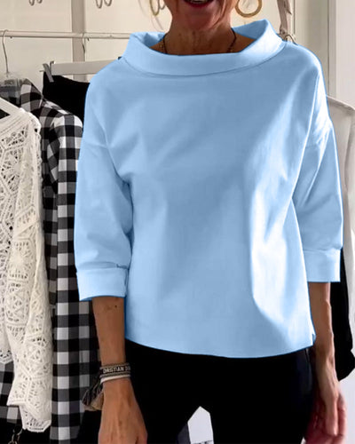 Camille™ - Blouse Femme Confortable 3/4 Élégante