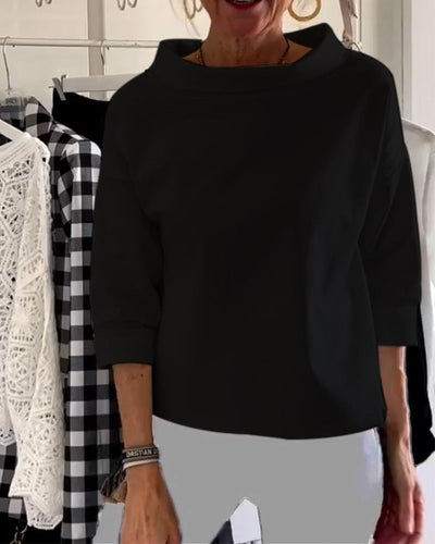 Camille™ - Blouse Femme Confortable 3/4 Élégante