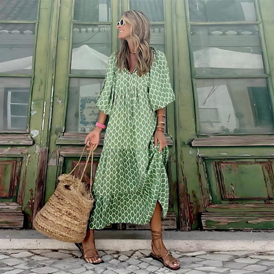 Camille™ - Robe Longue Femme Élégante et Confortable