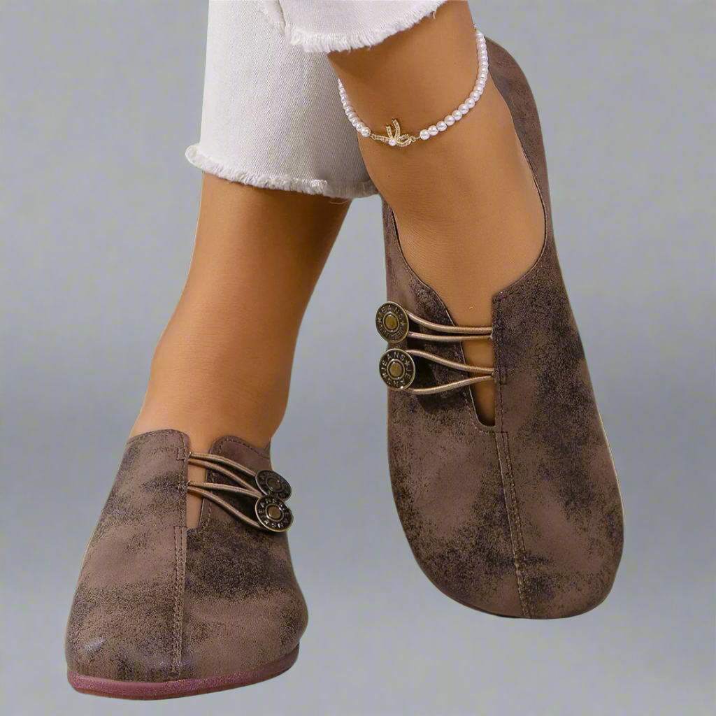 Camille ™ - Mocassins Noir Confort Ergonomique