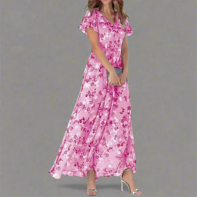 Camille ™ - Robe Longue Fleurie Élégante et Confortable