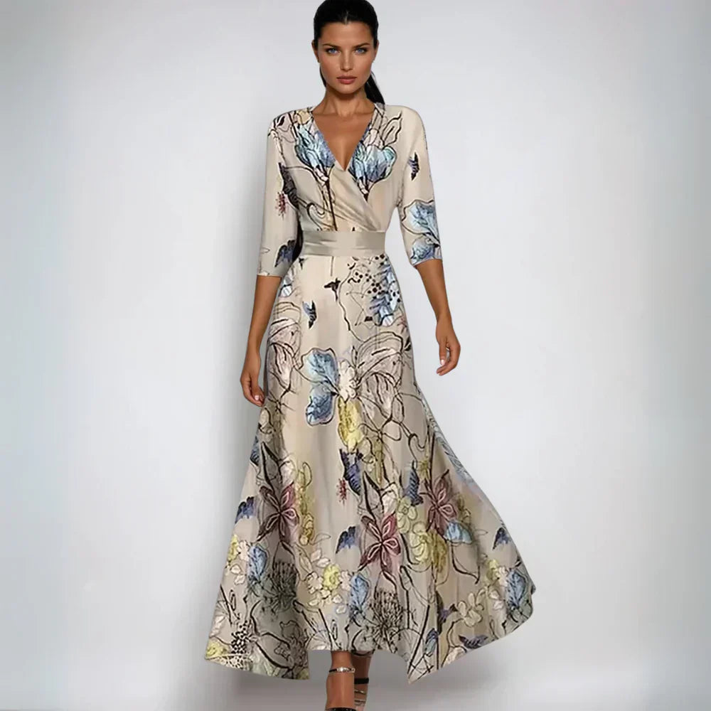 Camille™ | Robe Longue Été Élégante A-ligne