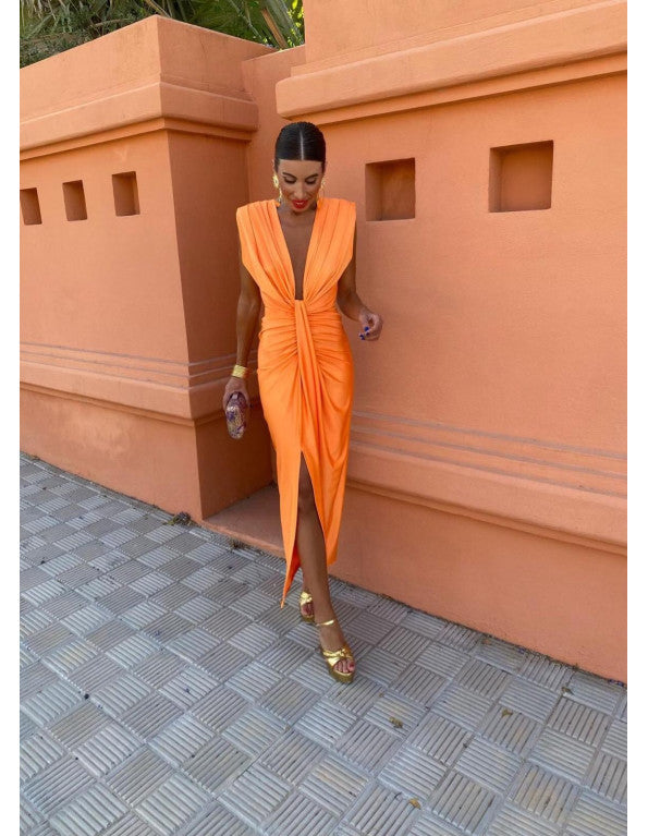 Camille™ — Robe Midi Élégante pour Événements