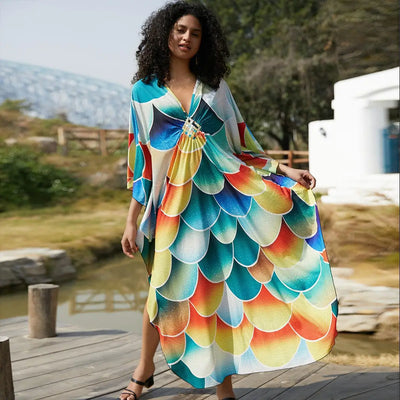 Céleste ™ - Robe De Plage Élégante Pour Été