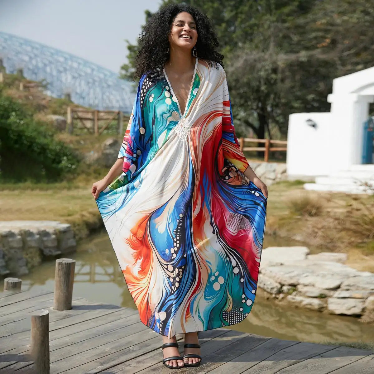 Céleste ™ - Robe De Plage Élégante Pour Été