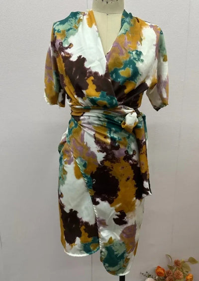 Elyna™ - Robe Longue Élégante Tie-Dye Confortable
