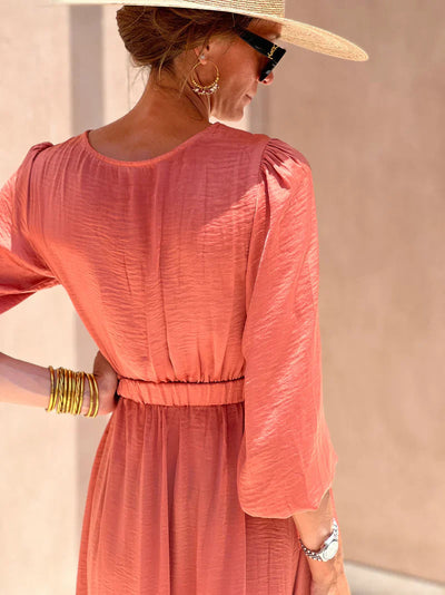 Chloé™ - Robe Longue Élégante et Confortable